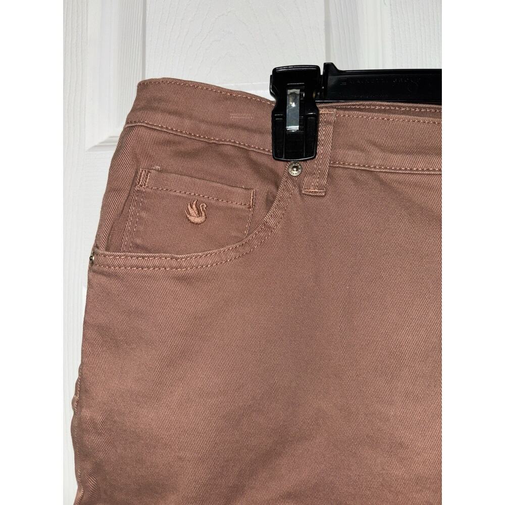 Gloria Vanderbilt 16 W Amanda Jeans Capri Length Stretchy 5 Pocket Sienna Brown - Picture 4 of 7